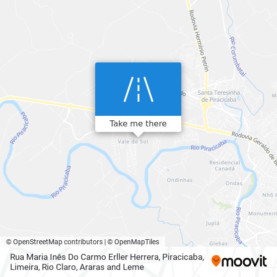 Rua Maria Inês Do Carmo Erller Herrera map