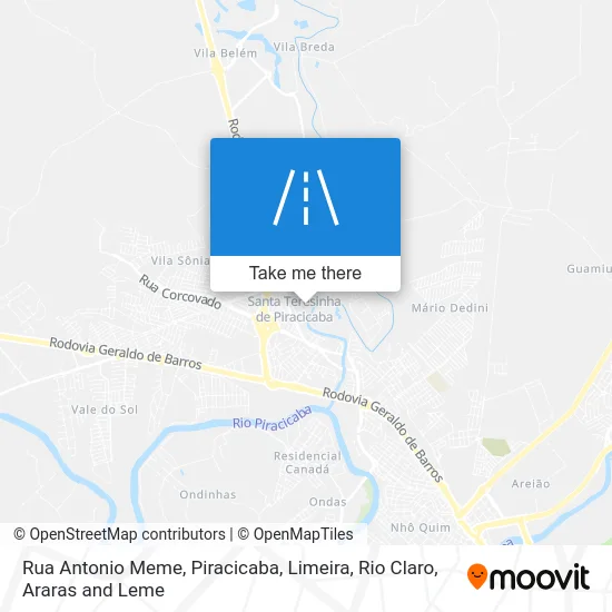 Rua Antonio Meme map