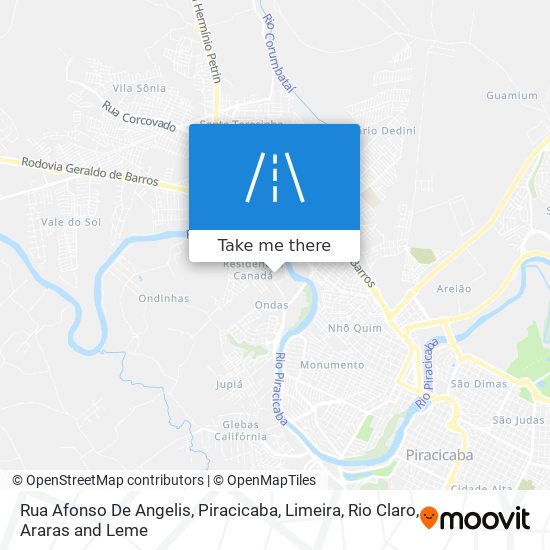 Rua Afonso De Angelis map