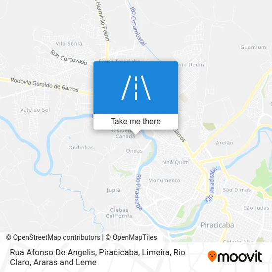 Rua Afonso De Angelis map