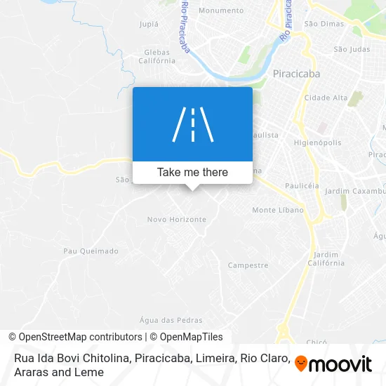 Rua Ida Bovi Chitolina map