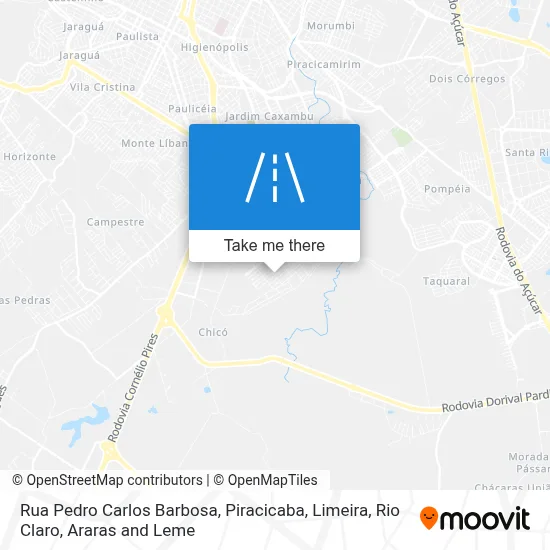 Rua Pedro Carlos Barbosa map