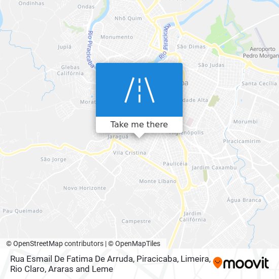 Rua Esmail De Fatima De Arruda map