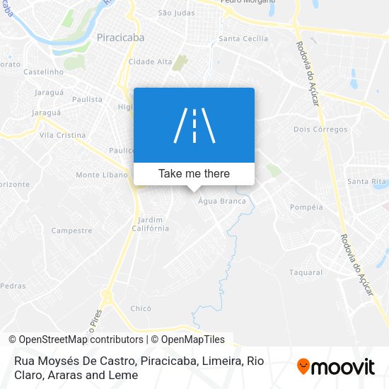 Rua Moysés De Castro map