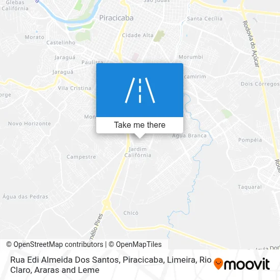 Rua Edi Almeida Dos Santos map