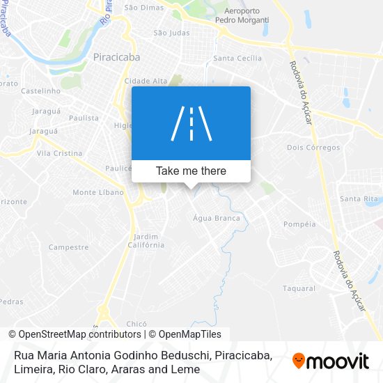 Rua Maria Antonia Godinho Beduschi map