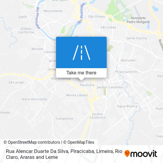Rua Alencar Duarte Da Silva map
