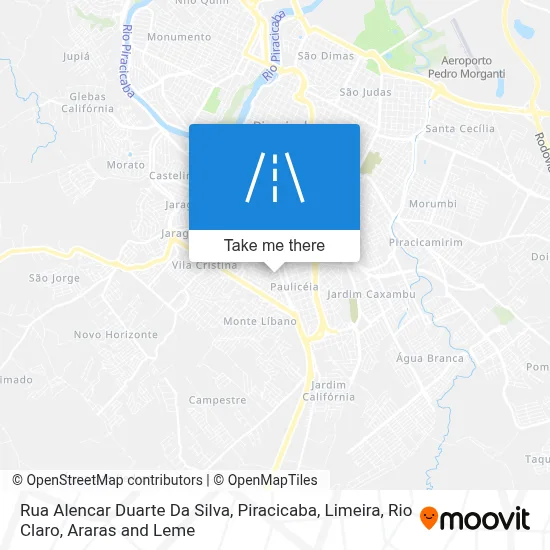 Rua Alencar Duarte Da Silva map