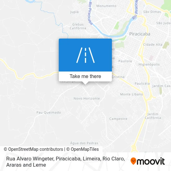 Rua Alvaro Wingeter map