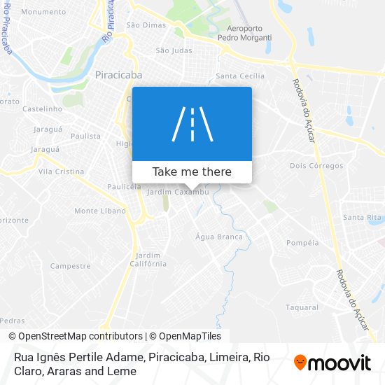 Rua Ignês Pertile Adame map