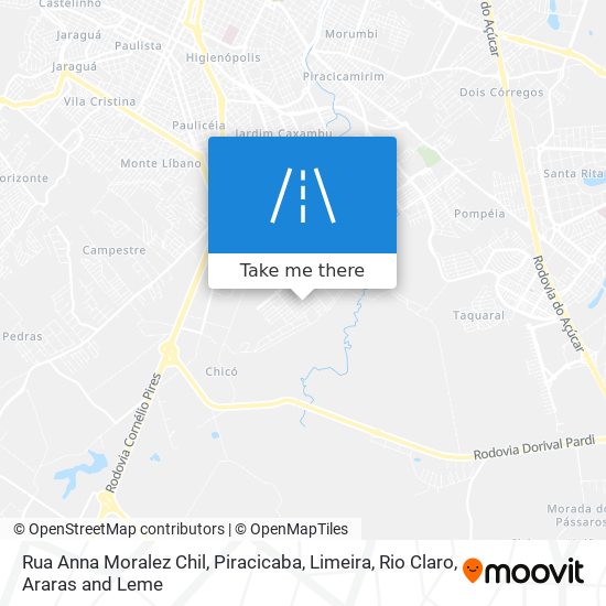 Rua Anna Moralez Chil map