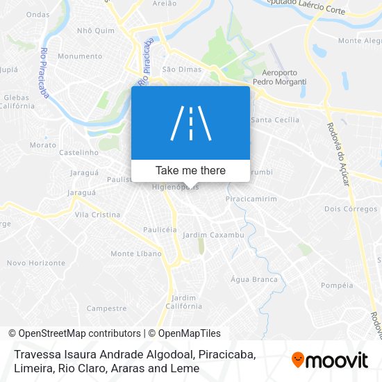 Travessa Isaura Andrade Algodoal map