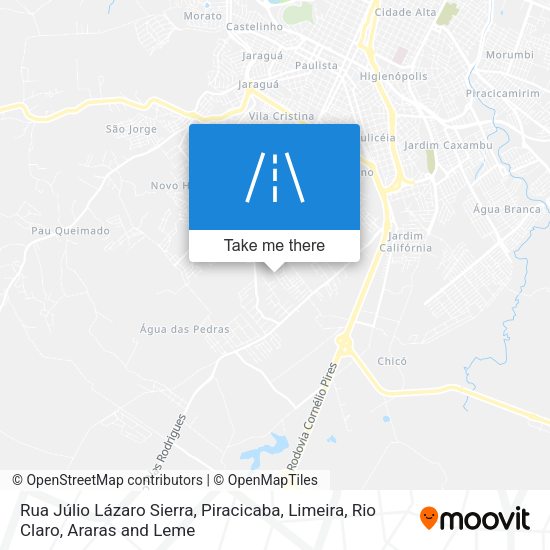 Rua Júlio Lázaro Sierra map