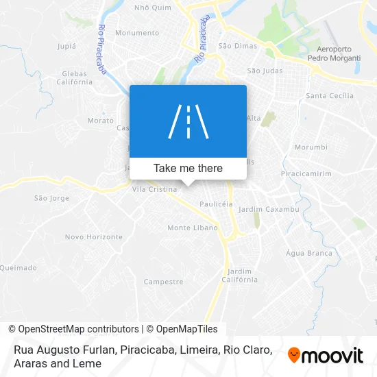 Rua Augusto Furlan map