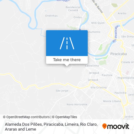 Alameda Dos Pilões map