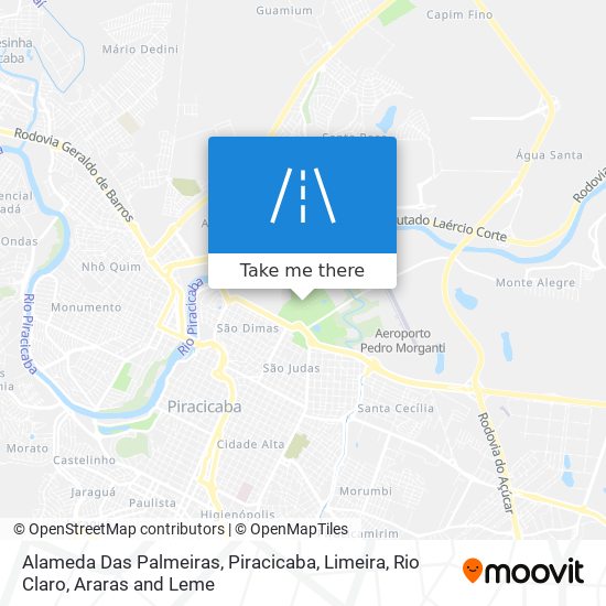 Mapa Alameda Das Palmeiras