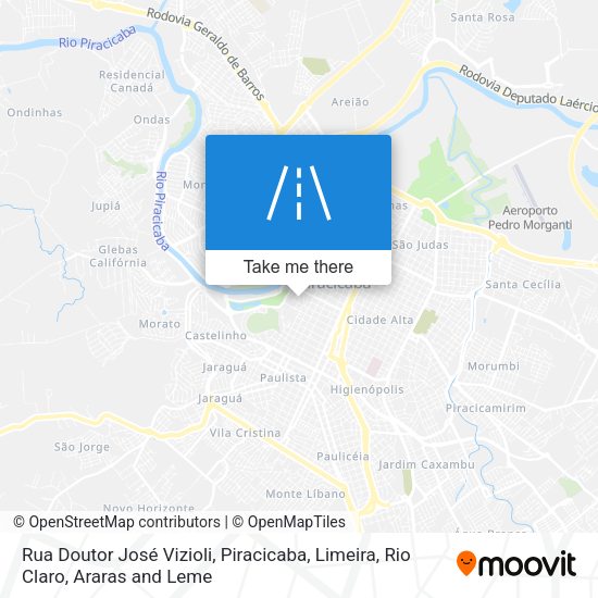 Rua Doutor José Vizioli map