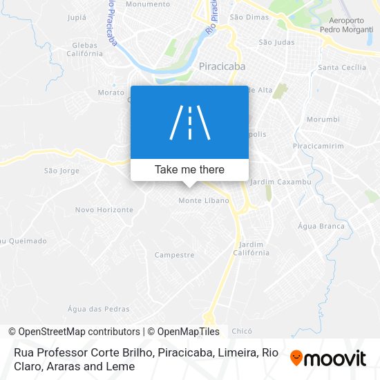 Rua Professor Corte Brilho map