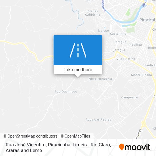 Rua José Vicentim map