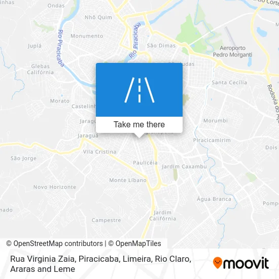 Rua Virginia Zaia map