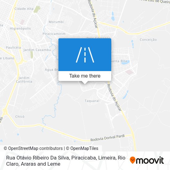 Rua Otávio Ribeiro Da Silva map