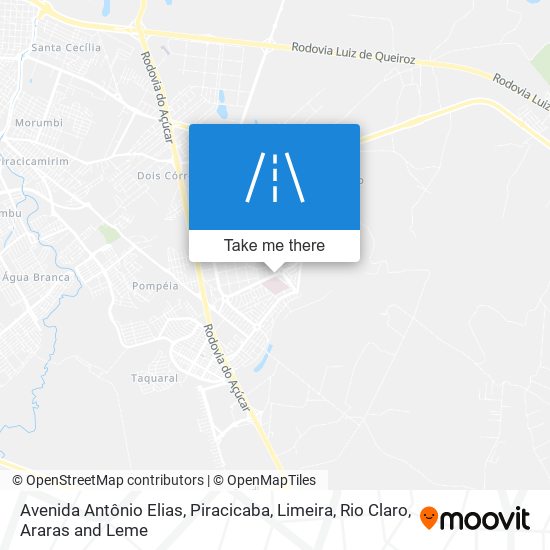 Mapa Avenida Antônio Elias