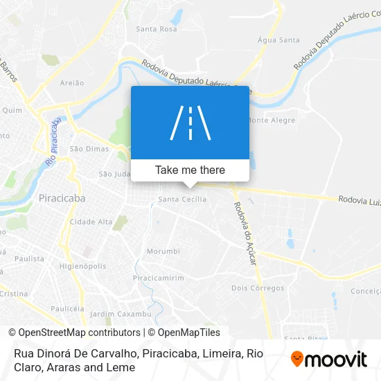 Rua Dinorá De Carvalho map