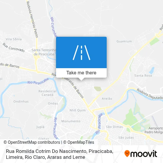 Rua Romilda Cotrim Do Nascimento map