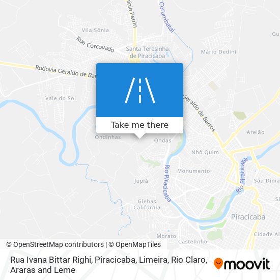 Rua Ivana Bittar Righi map