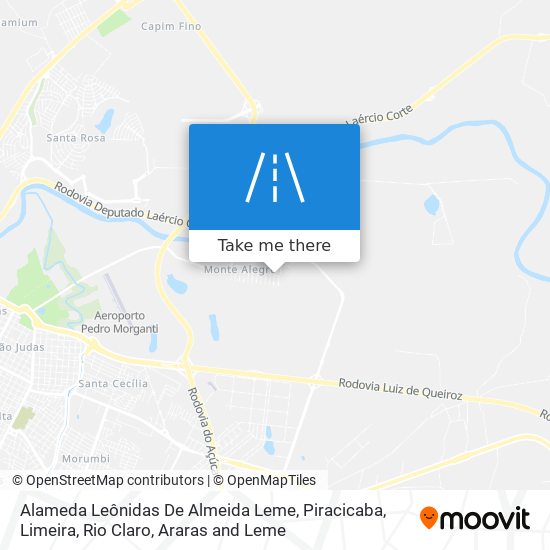 Alameda Leônidas De Almeida Leme map