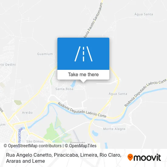 Rua Angelo Canetto map