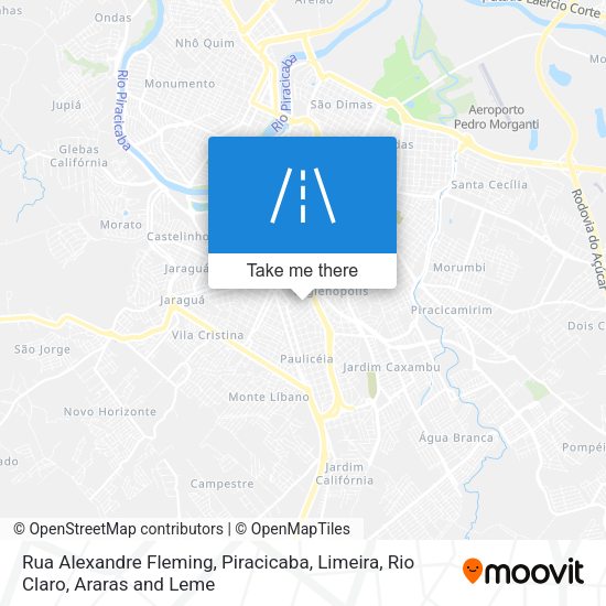 Rua Alexandre Fleming map