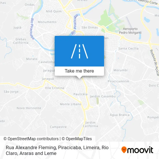 Rua Alexandre Fleming map