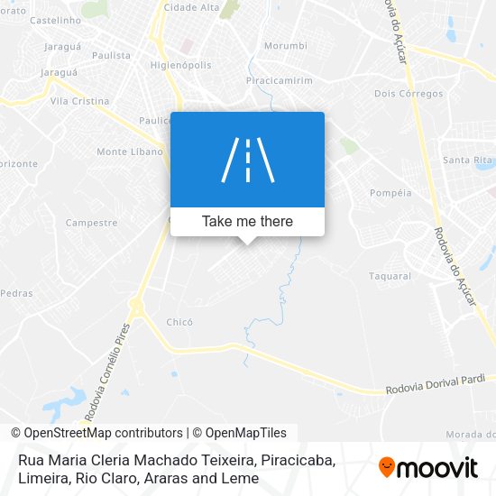 Rua Maria Cleria Machado Teixeira map