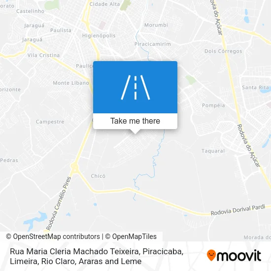 Rua Maria Cleria Machado Teixeira map