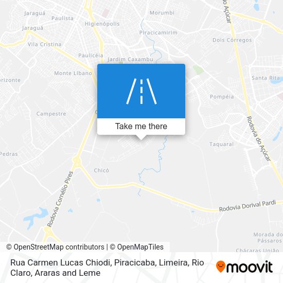 Rua Carmen Lucas Chiodi map