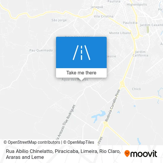 Rua Abílio Chinelatto map