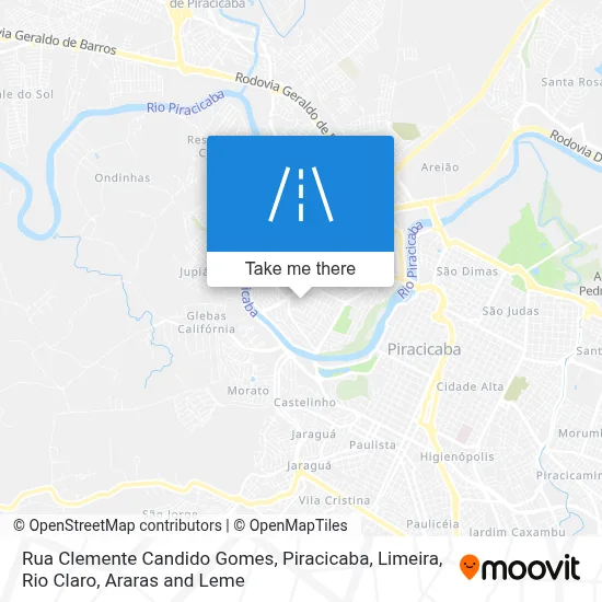 Rua Clemente Candido Gomes map