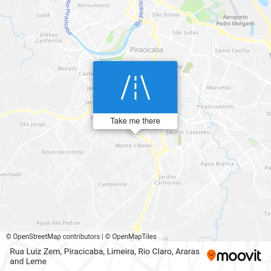 Rua Luiz Zem map