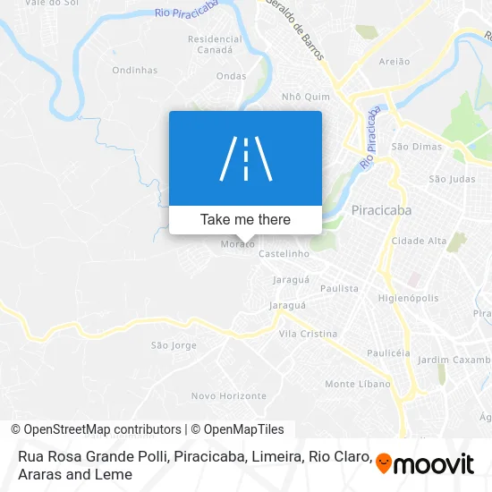 Rua Rosa Grande Polli map