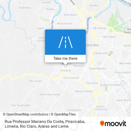 Rua Professor Mariano Da Costa map