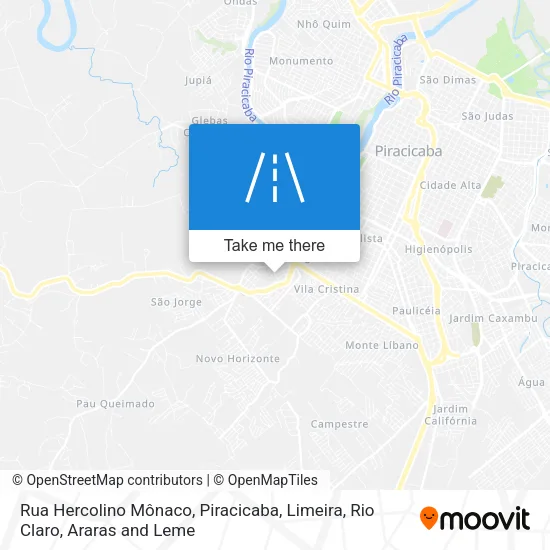Rua Hercolino Mônaco map