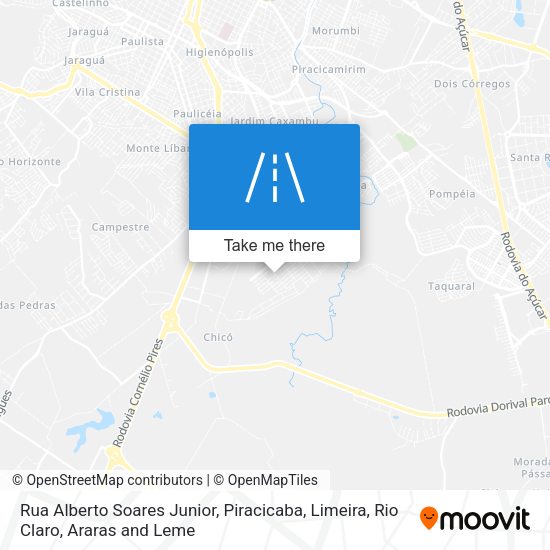 Rua Alberto Soares Junior map