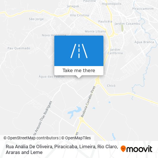 Rua Anália De Oliveira map