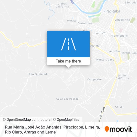 Rua Maria José Adão Ananias map