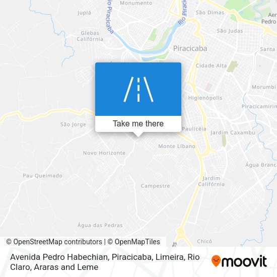 Avenida Pedro Habechian map
