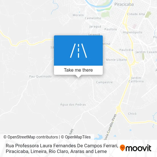 Rua Professora Laura Fernandes De Campos Ferrari map