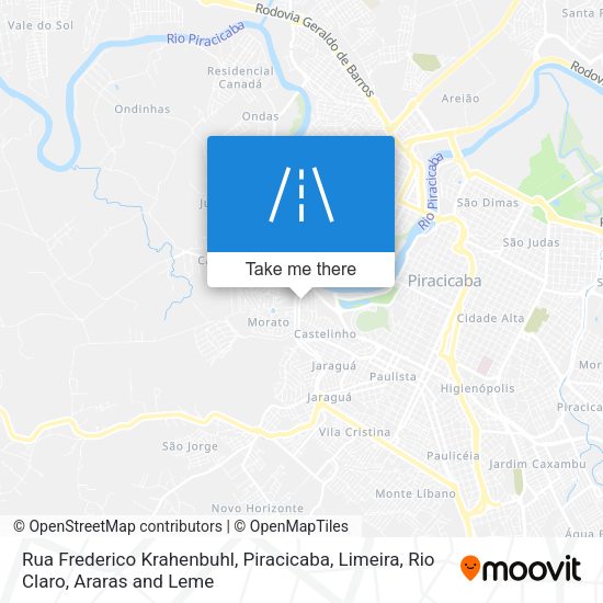 Rua Frederico Krahenbuhl map