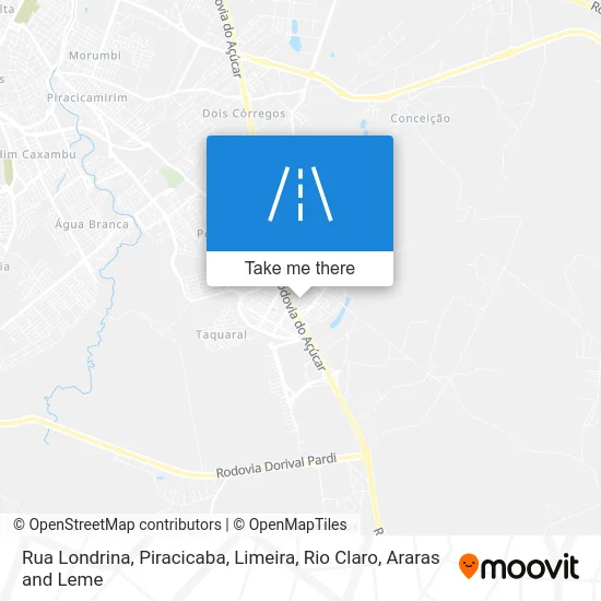 Rua Londrina map
