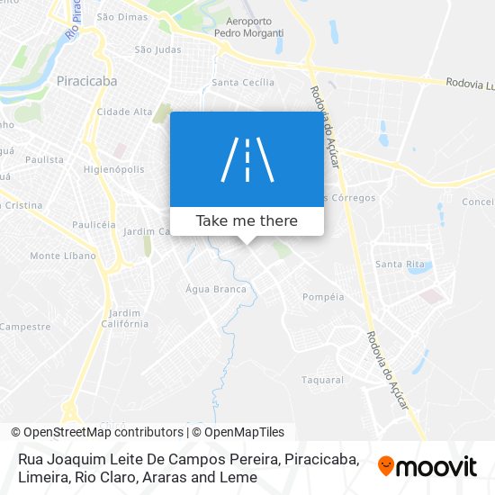 Mapa Rua Joaquim Leite De Campos Pereira